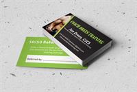 Trainer wanted a custom business card we deisgned and printed